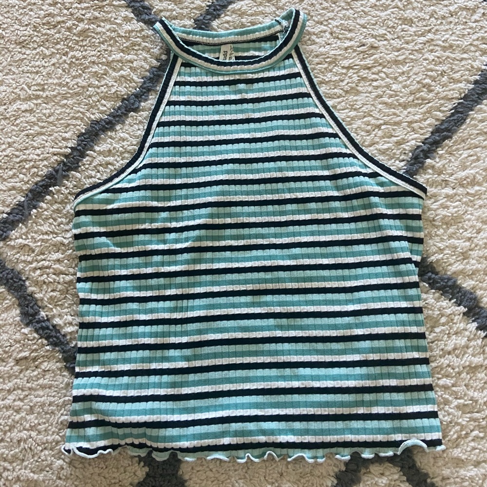 High neck tank top